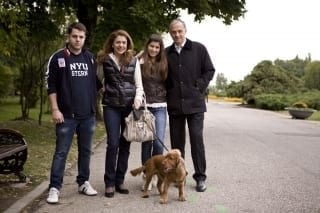 Mihaela Geoană împreună cu familia sa