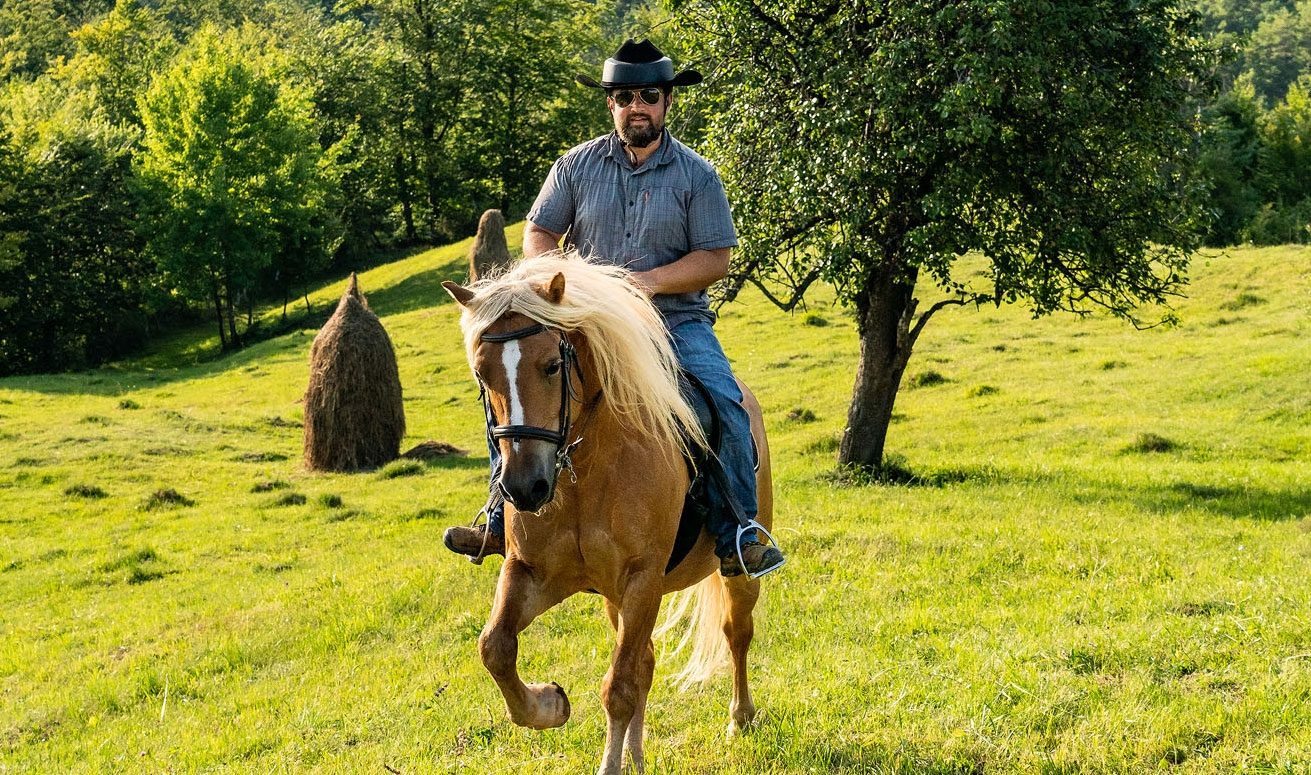 Potcoava, raiul iubitorilor de cai, din vârful dealului. Sau povestea corporatiștilor care au renunțat la tot pentru visul lor și care azi trăiesc înconjurați de natură în mijlocul unui paradis