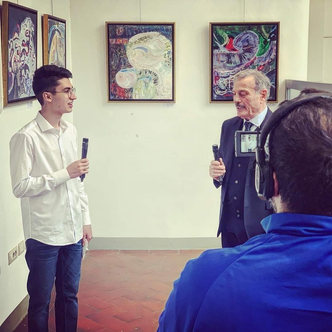 Andrei Pennazio, micul pictor crescut și descoperit de Italia și inspirat de România. Povestea copilului care la 10 ani avea prima expoziție personală și care azi a pierdut numărul lucrărilor sale