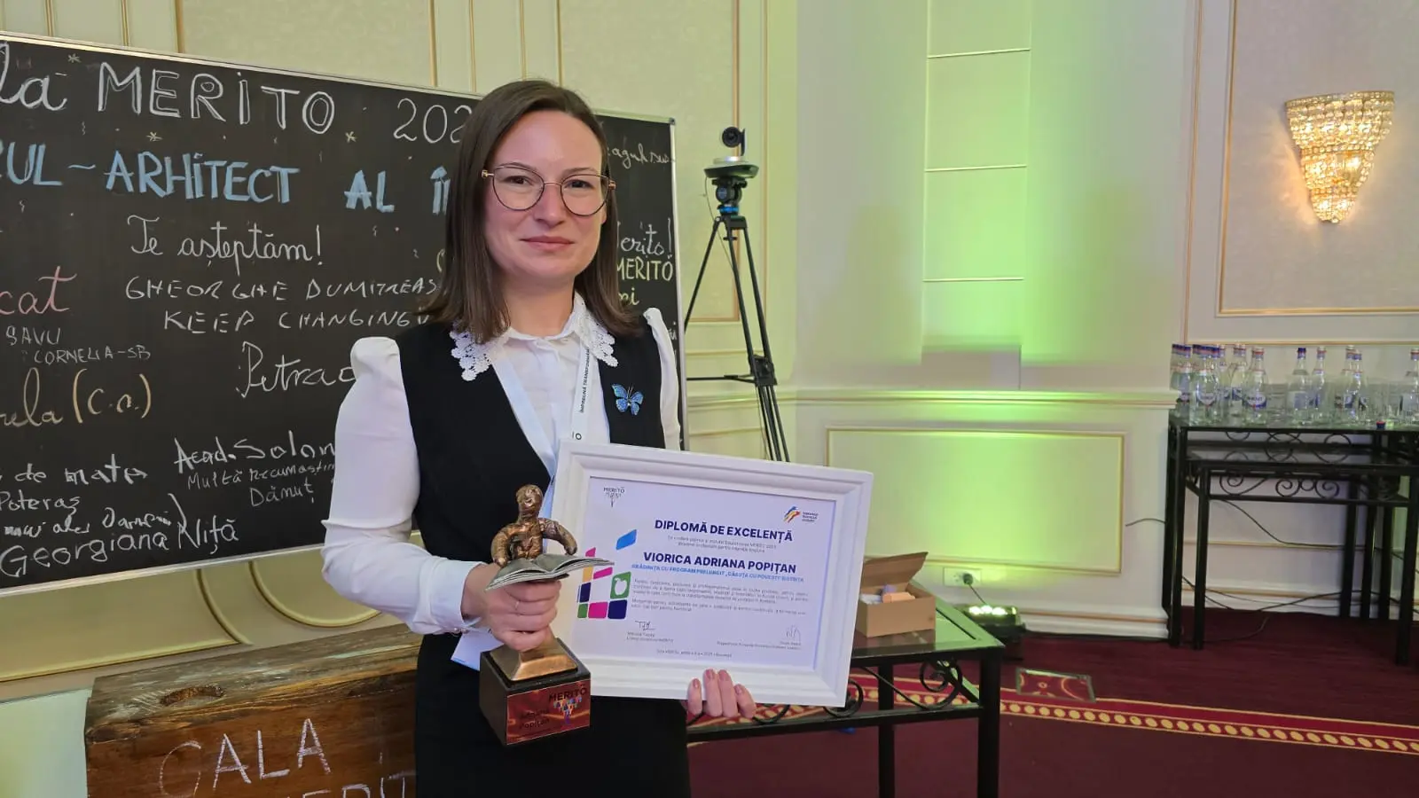 În 2023 i-a murit soțul, în 2025 a fost premiată Merito. Educatoarea Adriana Popițan: „Am ales să onorez viața lui Puiu alegând să lupt să fiu bine”