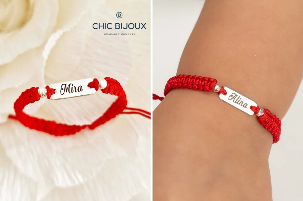 Brățări personalizate din aur și argint, cadouri elegante pentru copii
