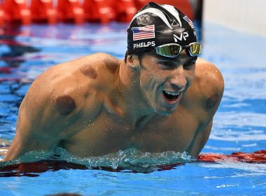 Terapia cupping Michael Phelps