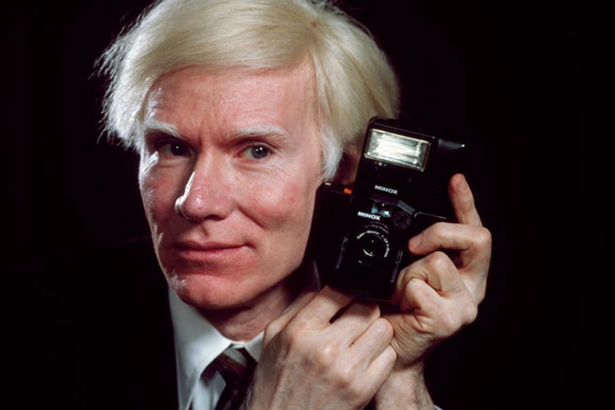 Andy Warhol, Foto: Camera Press
